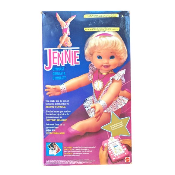 NEW - Vintage 1993 - Jennie Gymnast with Detachable Remote Control - Picture 1 of 5